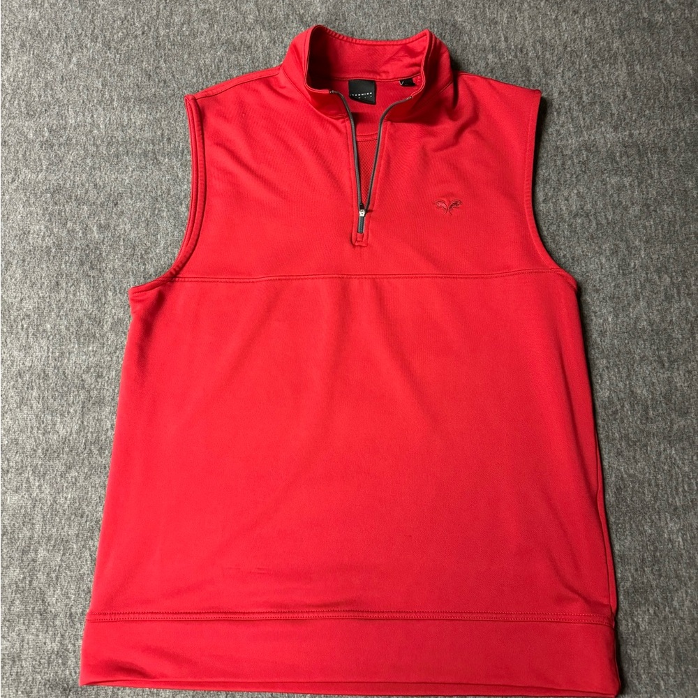 Red Dunning Golf Vest